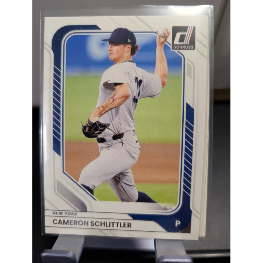 2026 Panini Donruss Baseball Cameron Schlittler New York Card No. 97 Pitcher